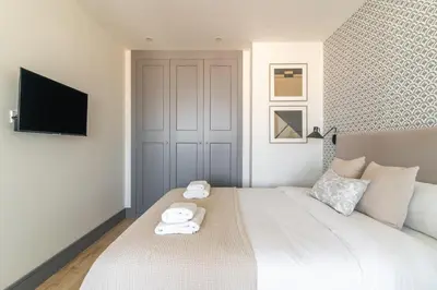 Cama o camas de una habitación en Modern and Bright-2Bedrooms 1Bathroom-Colón