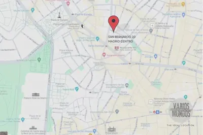 Plano de Malasaña moderna para 6, descubre San Bernardo 20 E3