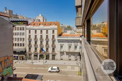 Vista general de Madrid o vista desde el apartamento