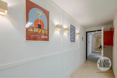 Cama o camas de una habitación en Malasaña luminosa para 4, descubre San Bernardo 20 E3