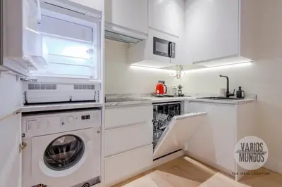 Una cocina o zona de cocina en Malasaña auténtica para 8, ven a San Bernardo 20 E3
