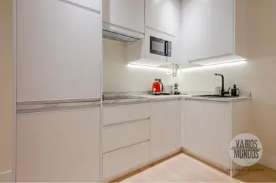 Una cocina o zona de cocina en Malasaña auténtica para 8, ven a San Bernardo 20 E3