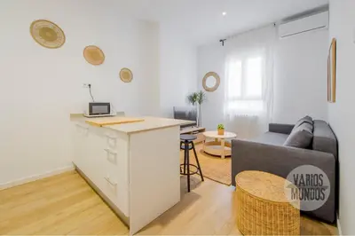 Una cocina o zona de cocina en Madrid con parking para 4, vive la Latina