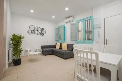 Zona de estar de Modern Cozy -2Bedrooms 1Bathroom-Delicias