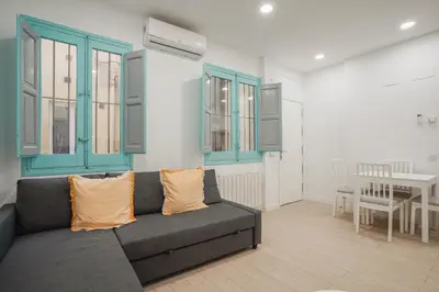 Zona de estar de Modern Cozy -2Bedrooms 1Bathroom-Delicias