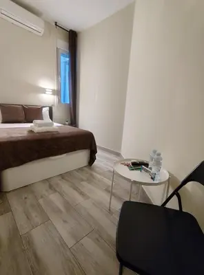 Cama o camas de una habitación en CH CRUZ MADRiD
