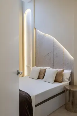 Cama o camas de una habitación en Queen's Chamberí Boutique I - Alojamiento Corta Estancia