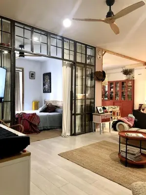 Zona de estar de La Bohéme de Chueca - S-Marcos