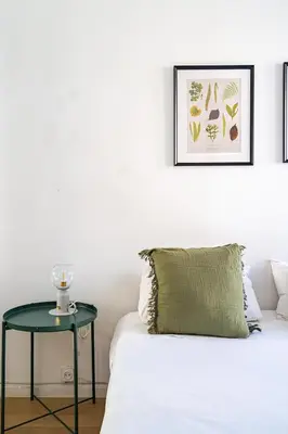 Cama o camas de una habitación en El Portillo de Valencia