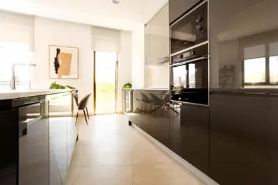 Una cocina o zona de cocina en NewMad en Madrid
