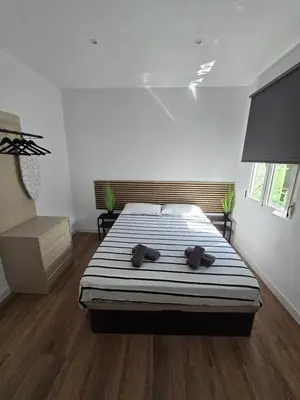 Cama o camas de una habitación en Apartamento Laguna