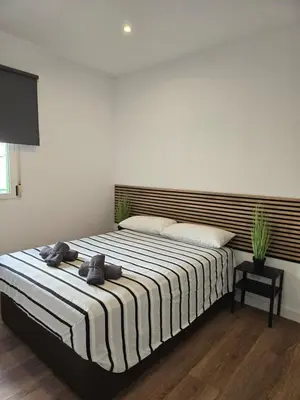 Cama o camas de una habitación en Apartamento Laguna