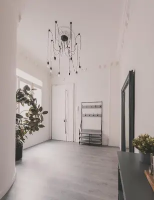 Cama o camas de una habitación en Amplio Piso de 7 habs, 4 baños sobre calle Gran Vía