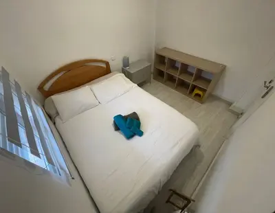 Cama o camas de una habitación en Piso con Vistas y Mucho Encanto
