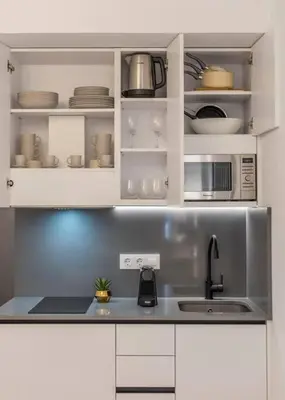 Una cocina o zona de cocina en NEW APT in the heart of Madrid