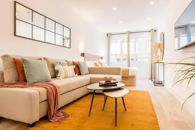 Zona de estar de NEW APT in the heart of Madrid