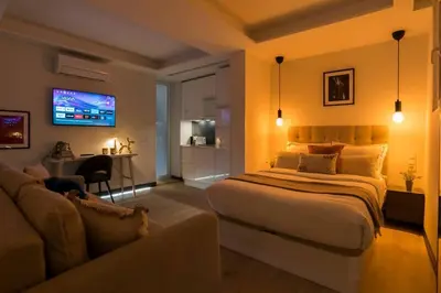 Cama o camas de una habitación en Plaza Cibeles - Gran Via-Colon