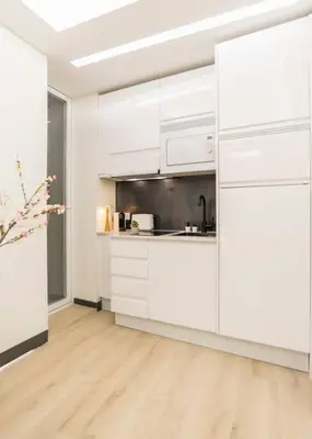 Una cocina o zona de cocina en Plaza Cibeles - Gran Via-Colon