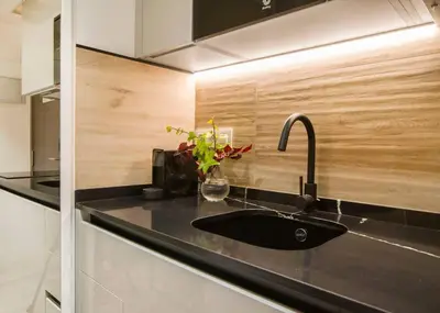 Una cocina o zona de cocina en Retiro Park-Serrano-Gran Via