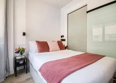 Cama o camas de una habitación en Retiro Park-Serrano-Gran Via