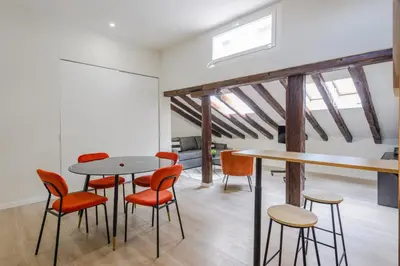 Zona de estar de GuestReady - Industrial gem near Plaza de España