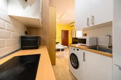 Una cocina o zona de cocina en For You Rentals Encantadora vivienda TEMPORAL a pocos minutos del metro Lavapies ZUR3324