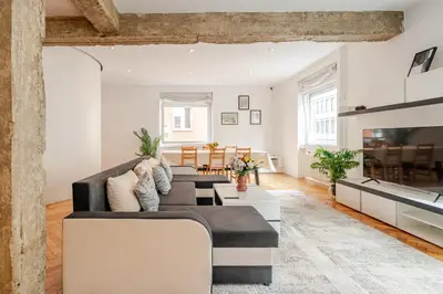 Zona de estar de MAD COCO Luxury Apartment in Gran Vía