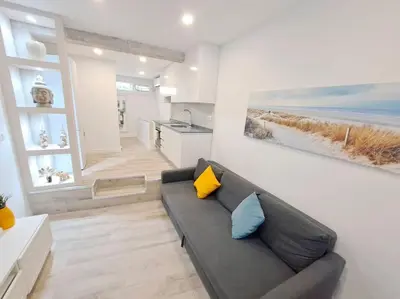 Zona de estar de Modern Apartment in Madrid
