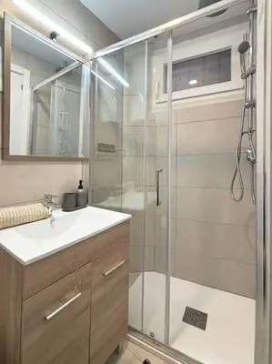 Un baño de Modern Apartment in Madrid