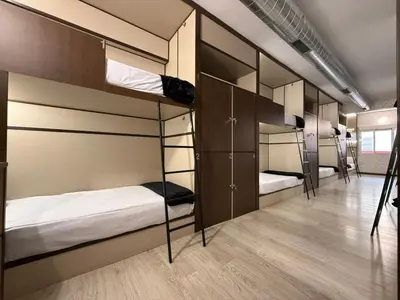 Cama o camas de una habitación en Hostel TKH-Rooms Mate