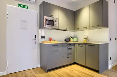 Una cocina o zona de cocina en Dobo Madrid Justicia