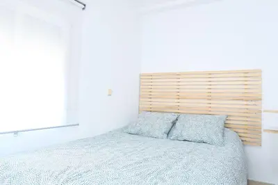 Cama o camas de una habitación en For You Rentals Acogedor Apartamento TEMPORAL en Vallecas Tu Nuevo Hogar en un Barrio con Encanto MEN551A