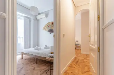 Cama o camas de una habitación en Bright cozy-2bedrooms 1bath-Anton Martin