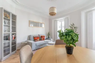 Zona de estar de Bright cozy-2bedrooms 1bath-Anton Martin