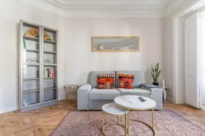 Zona de estar de Bright cozy-2bedrooms 1bath-Anton Martin