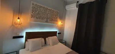 Cama o camas de una habitación en CH Otello Rooms I - Madrid