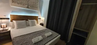 Cama o camas de una habitación en CH Otello Rooms I - Madrid