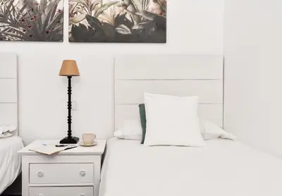 Cama o camas de una habitación en Apartamento en Puerta del Sol 2A