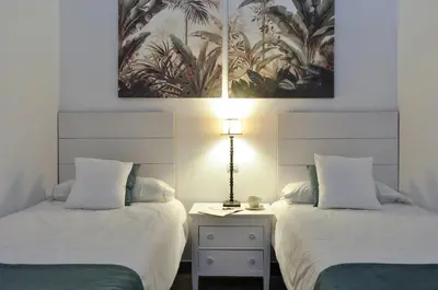Cama o camas de una habitación en Apartamento en Puerta del Sol 2A