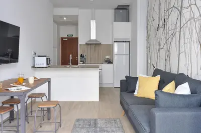 Una cocina o zona de cocina en Apartamento en Puerta del Sol 2A
