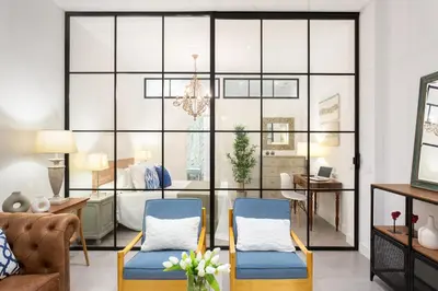 Zona de estar de Apartamento Amplio y Acogedor en el centro de Chamberí