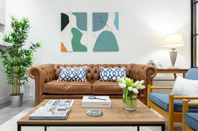 Zona de estar de Apartamento Amplio y Acogedor en el centro de Chamberí