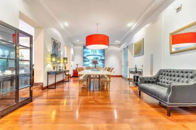 Zona de estar de Apartamento Gran Via Place en Madrid