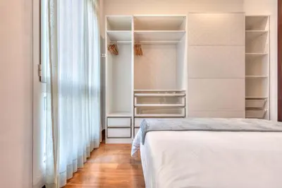 Cama o camas de una habitación en Apartamento Gran Via Place en Madrid