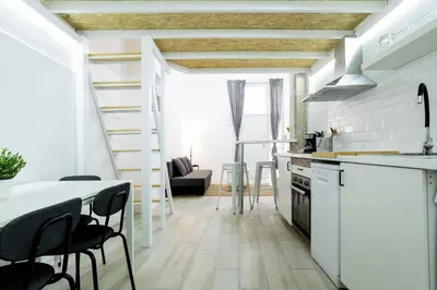 Una cocina o zona de cocina en MCD Alojamiento temporal en M Vadillo