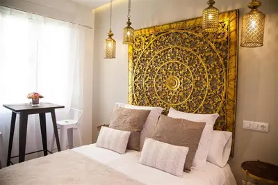 Cama o camas de una habitación en Apartamento Luna - SOLO ADULTOS