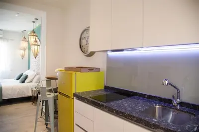 Una cocina o zona de cocina en Apartamento Luna - SOLO ADULTOS