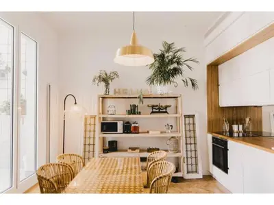 Una cocina o zona de cocina en Spectacular penthouse in Barrio de Salamanca - Jorge Juan