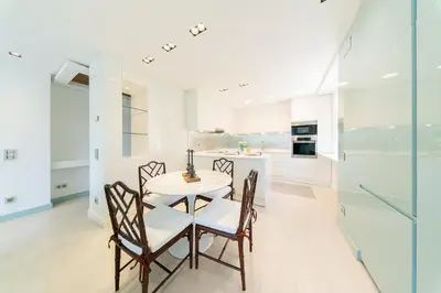 Una cocina o zona de cocina en Homeclub Luminoso Apartamento Centro Colon XXVI
