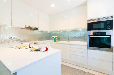 Una cocina o zona de cocina en Homeclub Luminoso Apartamento Centro Colon XXVI
